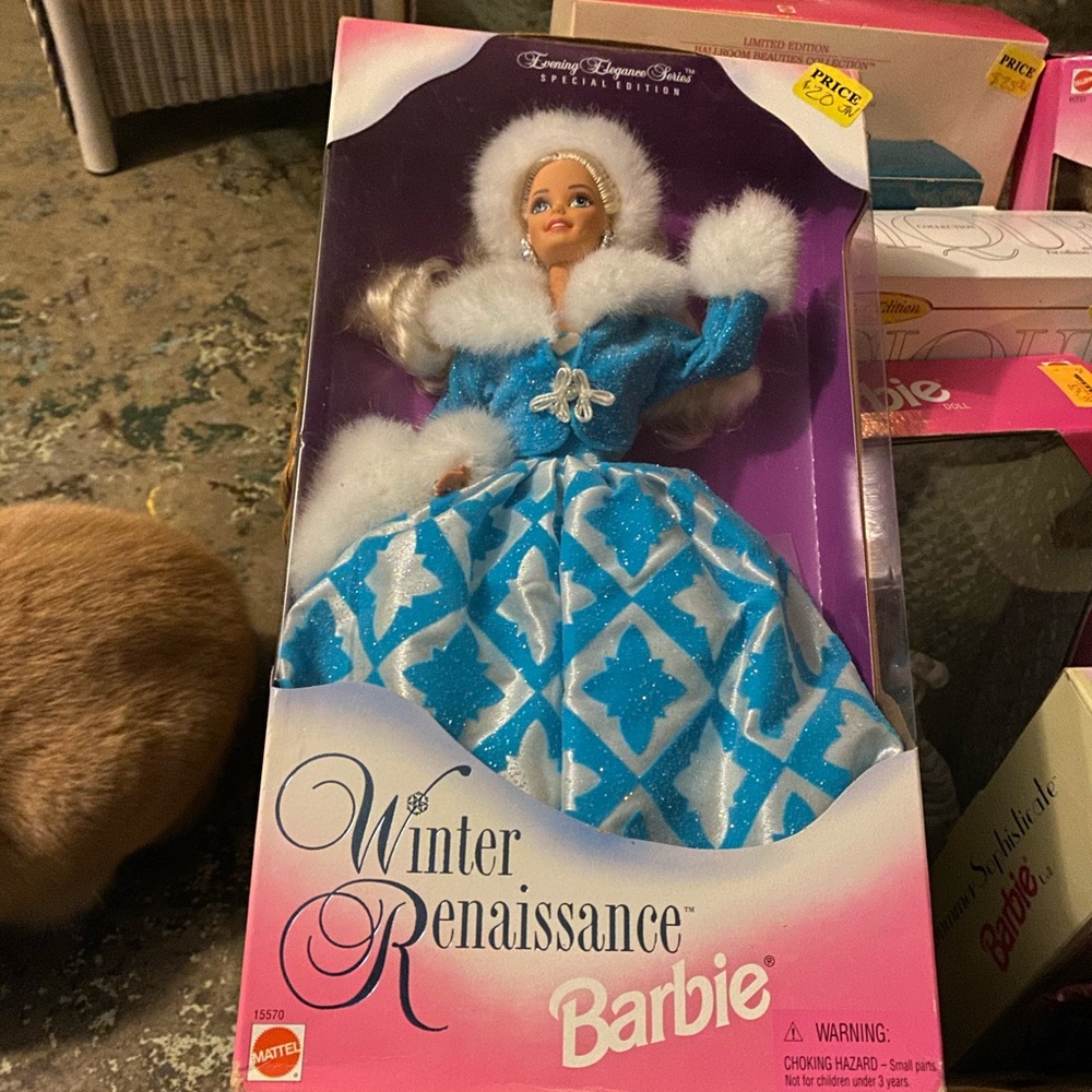Winter renaissance Barbie new in box